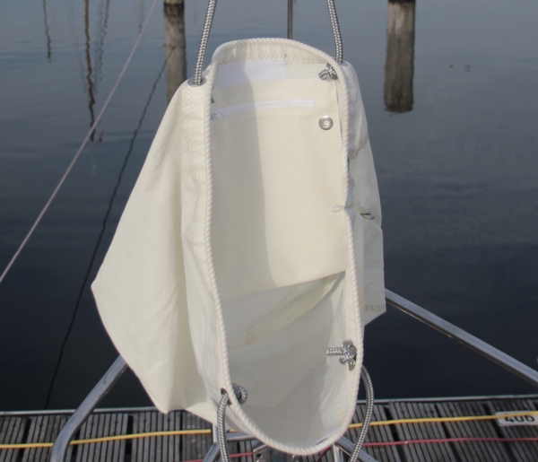 Segeltuchtasche große Beachtasche grauer Stern